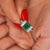 Metal Art Deco 1.58 Carat No Oil Colombian Emerald & Diamond 3 Stone Platinum Ring For Sale - Image 7 of 15