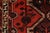 Shiraz Rug 3’5” X 4’11” Red Wool Vintage Tribal Hand-Knotted Oriental Carpet For Sale - Image 10 of 13