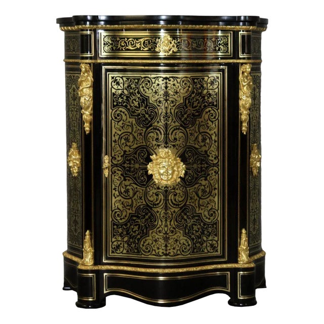 Vintage Buffet in Marquetry For Sale