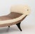 Contemporary Modern Embossed Leather and Flokati Chaise Longue For Sale - Image 3 of 11