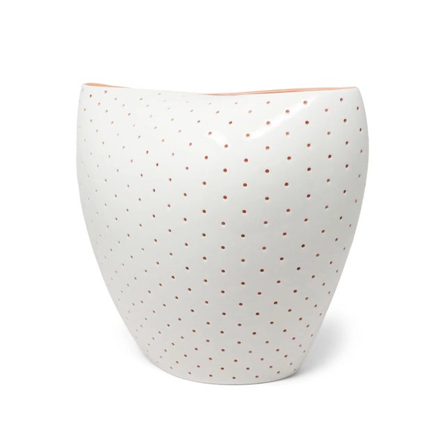 Alessi Aldo Porcelain Vase by Studio Fuksas for Alessi (2012) For Sale - Image 4 of 9