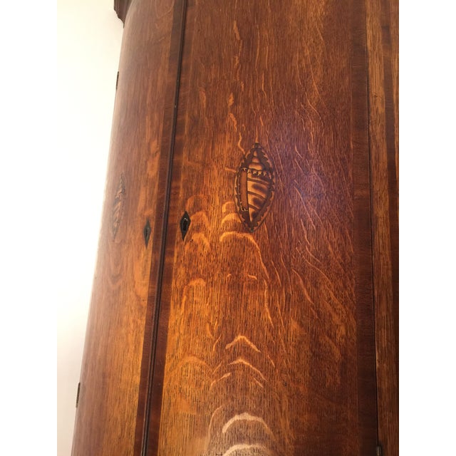 Antique Hanging Corner Cupboard C1760 For Sale - Image 4 of 16