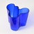 Cobalt blue glass Savoy (3030) vase designed by Alvar Aalto for Iittala in 1937. Signed and hand-numbered 2574/1992. This...