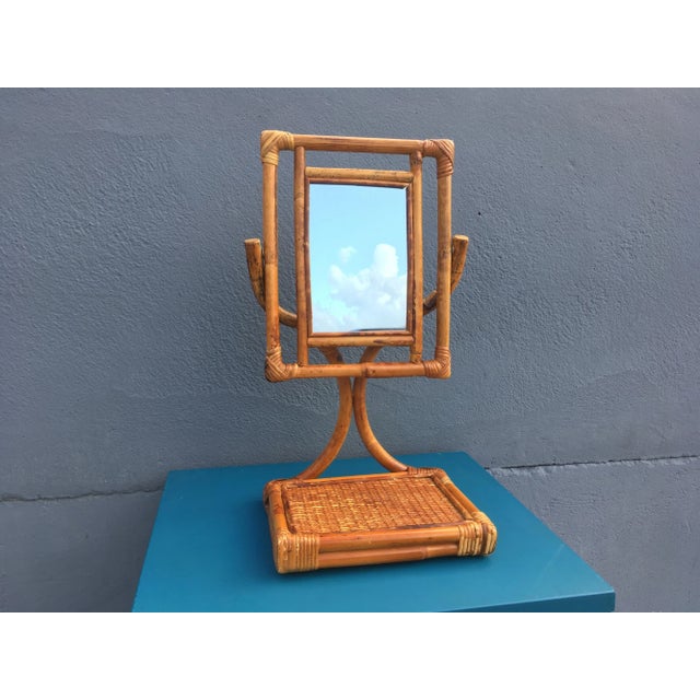 1960s Mid-Century Modern Table Mirror For Sale - Image 4 of 13