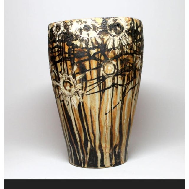 1950s Large Vintage Pyrogranite Vase, 1950s For Sale - Image 5 of 17