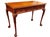 Wood Elegant Chippendale Style Mahogany Writing & Console Table 1920 For Sale - Image 7 of 12