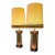 Mid-Century Modern Mid Century Modern Lucite & Walnut Lamps by Nova of California - Pair For Sale