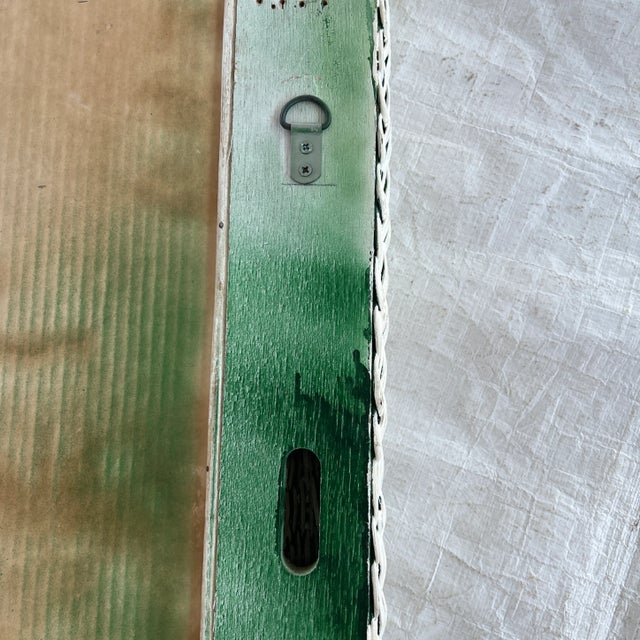 Vintage White Wicker Mirror Full Length For Sale In West Palm - Image 6 of 6