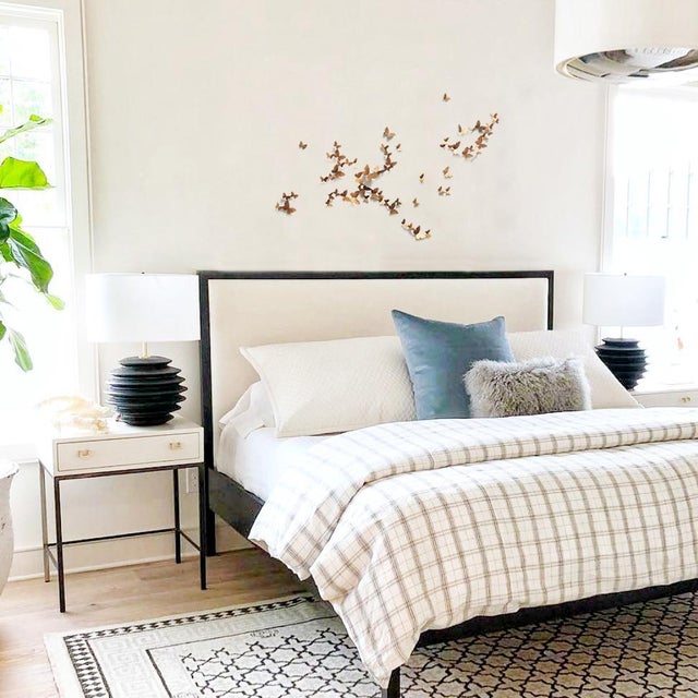 Contemporary Butterfly Wall Sculpture Small Horizontal Flight Right For Sale - Image 3 of 6