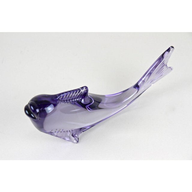 Glass Mid-Century Modern Murano Glass Fish, Italy, 1970s For Sale - Image 7 of 18