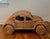 Vintage handwoven wicker Volkswagen Beetle decor item. Crafted of sustainable rattan. Considered a collectible item. The...