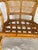 Pair of Vintage Stylish Bamboo & Rattan Fan Back Arm Chairs & New Cushions For Sale - Image 13 of 18