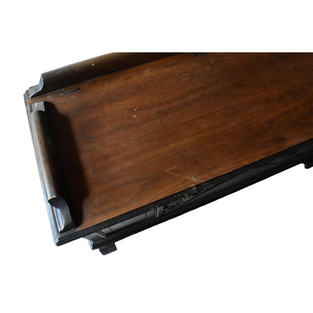 Vintage Cedar Cavalier Hope/Blanket Chest With Walnut Veneer For Sale - Image 9 of 11