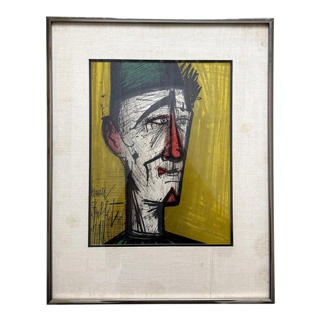 Bernard Buffet “Le Clown JoJo” Mid-Century Lithograph For Sale