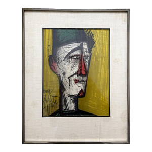 Bernard Buffet “Le Clown JoJo” Mid-Century Lithograph