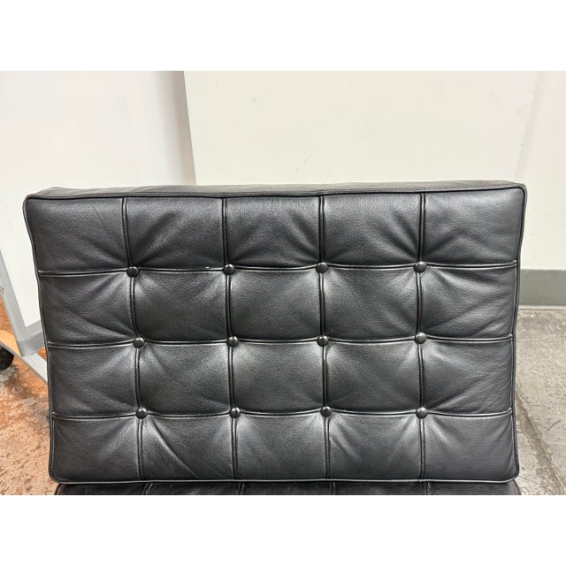 Alphaville Design Exposition Barcelona Style Lounge Chairs + Ottoman, Set of Three For Sale In San Francisco - Image 6 of 12
