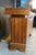 Mid-Century Curved Oak Dry Bar Cabinet With Carved Grapevines Wine Liquor 68" For Sale - Image 4 of 18