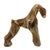 1960s Mid-Century Modern American Swirl Slag Glass Airedale Terrier Sculpture For Sale - Image 5 of 8