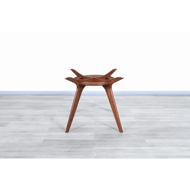 Sienna Mid-Century Modern Walnut Dining Table by Adrian Pearsall for Craft Associates For Sale - Image 8 of 13