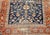 Antique Persian Farahan Sarouk Runner, Hand-Knotted Wool, All-Over Geometric Pattern, Navy & Rust, 4x10 For Sale - Image 13 of 16