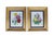 Restauration Style Reverse Glass Paintings, Late 19th Century, Set of 2 For Sale - Image 6 of 6