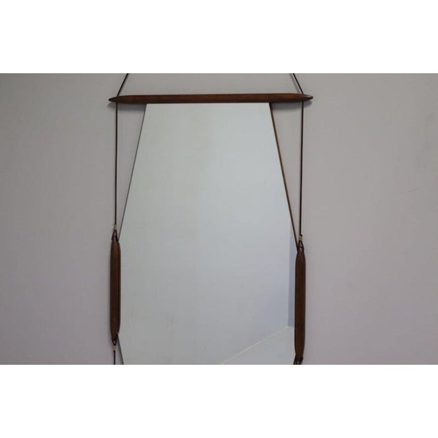 Wall Mirror with Original Label from MIM, 1958 For Sale - Image 4 of 13