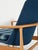 Scandinavian Armchair in Oak and Blue Wool, 1950s For Sale - Image 6 of 12
