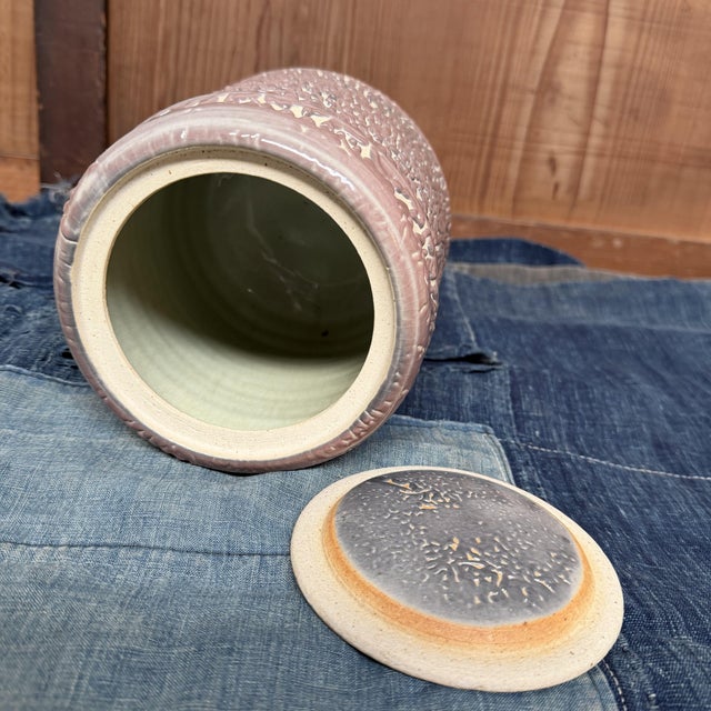 Brown Mizusashi Tea Ceremony Water Jar from Noma Gazan, 1960s For Sale - Image 8 of 13