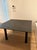 Metal Casigliani Modern Square Black Slate Stone Dining Table For Sale - Image 7 of 9
