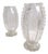 Transparent Bullicante Murano Glass Vases by Ercole Barovier, 1930s, Set of 2 For Sale