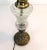 1950s Hollywood Regency Cut Glass and Brass Lamps - A Pair For Sale - Image 4 of 6