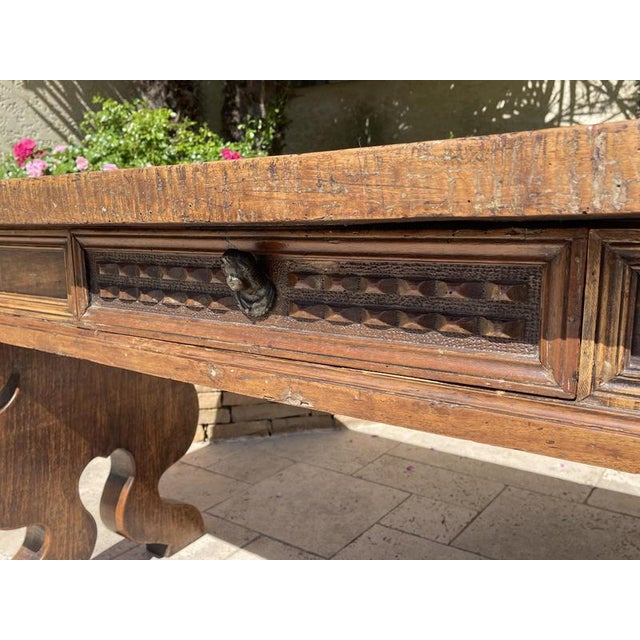 Gold Antique Louis XIV Table, 1600s For Sale - Image 8 of 13