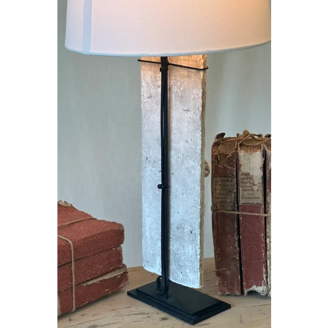 Late 19th Century Late 19th Century Table Lamp From From Plaster Moulding For Sale - Image 5 of 7