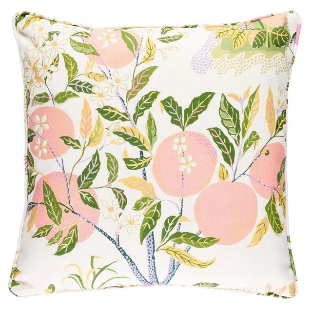 This pillow features Citrus Garden Indoor/Outdoor with a self welt finish. Charming and whimsical, garden-colored Citrus...