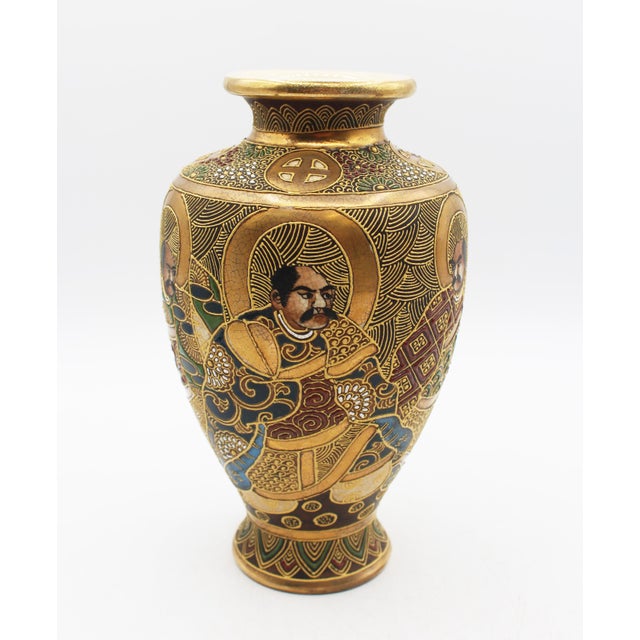 1900 - 1909 Circa 1900 Japanese Porcelain Rinzan Workshop Satsuma Vase For Sale - Image 5 of 13