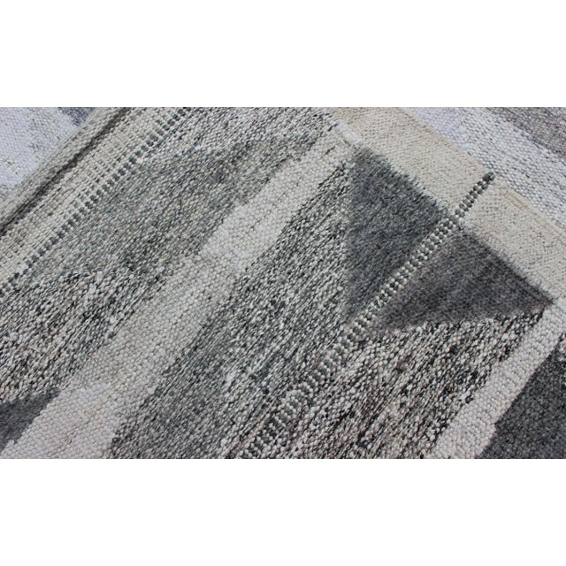 Keivan Woven Arts Large Modern Scandinavian/Swedish Flat-Weave 13'1 X 15'5 For Sale - Image 12 of 13