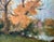 Vintage American Impressionist Oil Painting Fall Colors by Harry Barton presented framed in a quality gallery frame. Oil...