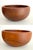 1970s 1970s Hand Turned Teak Wood Set of Bowls, 5 Pieces For Sale - Image 5 of 11