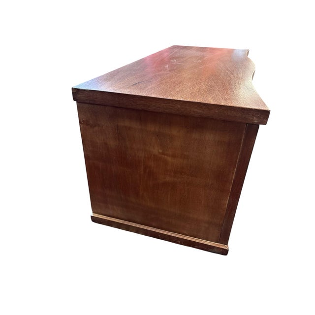 Mid 20th Century Mid-Century Lane Walnut Cedar Chest With Waterfall Front For Sale - Image 5 of 10