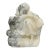 Vintage Seymour Shuren Modern Carved Alabaster Native American Figure Sculpture For Sale