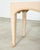 Wood Sally Sirkin J. Robert Scott Travertine Snail Console Table For Sale - Image 7 of 18