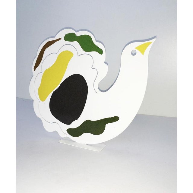 Metal White Painted Metal Sculpture by Riccardo Dalisi, Italy, 1980s For Sale - Image 7 of 18