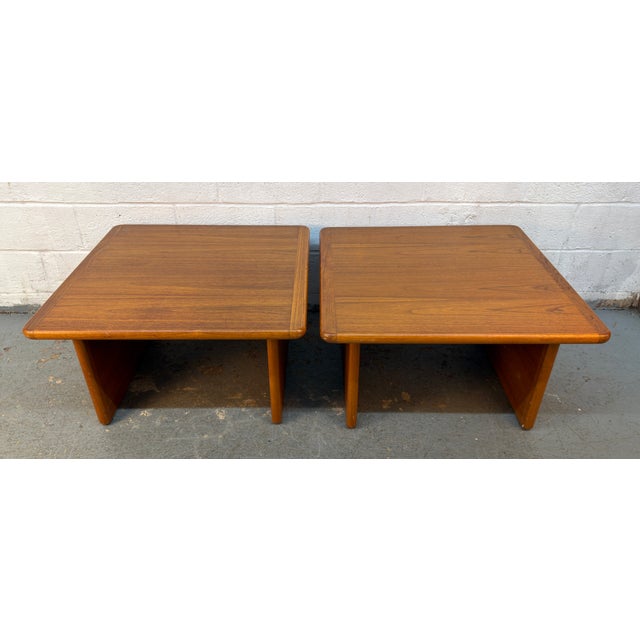 Mid 20th Century Vintage Danish Teak End Tables by Vildbjerg Møbelfabrik For Sale - Image 5 of 14