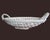 Farmhouse Trompe Loleil Ceramic Woven Basket Tray With Handles For Sale - Image 3 of 16