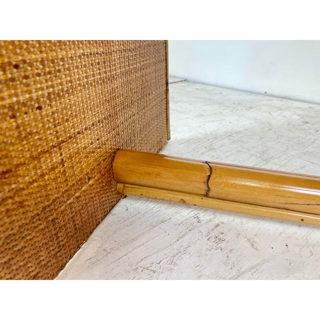 Vintage Dal Vera Italian Rattan Bamboo Desk For Sale - Image 12 of 12