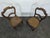 Antique Bedroom Chairs in Wood, 1800s, Set of 2 For Sale - Image 3 of 6