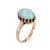 Sweet antique Victorian era ring (circa 1880s to 1900s), crafted in 14 karat yellow gold. Cabochon cut opal measures 12mm...