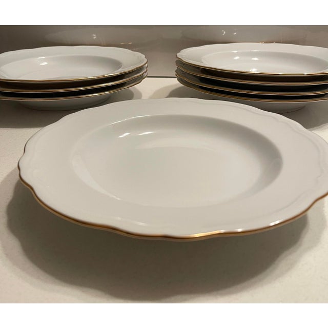 Late 20th Century Mikasa Gold Coin Soup Bowls - Set of 8 For Sale - Image 10 of 12