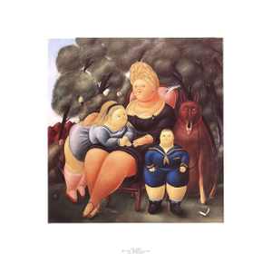 Fernando Botero 41 Family 1983