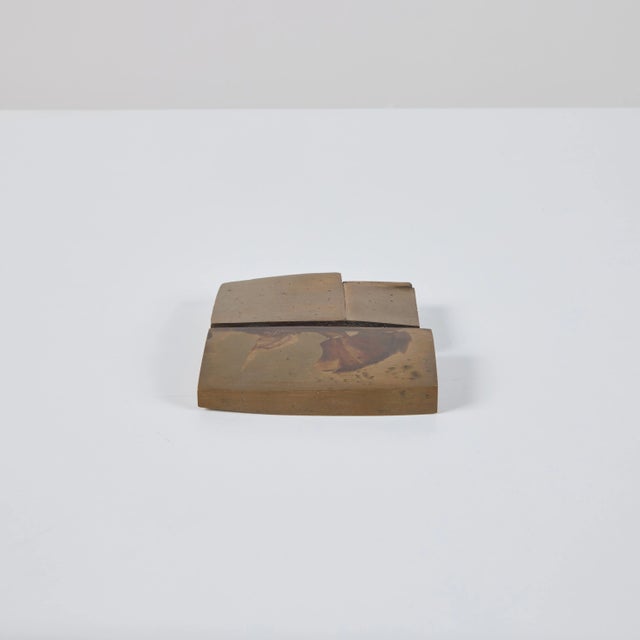 Metal David L. Deming Brass Abstract Sculpture For Sale - Image 7 of 13